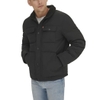 Áo Khoác Levi's Nam Chính Hãng - Quilted Mixed Media Shirttail Work Wear Puffer Jacket - Màu Đen | JapanSport LM2RP184-blk