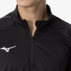 Áo Khoác Mizuno Chính Hãng - Stretch Fleece Shirt - Màu Đen | JapanSport  P2MCA516-09