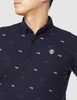 Áo Polo Golf Mizuno Chính Hãng - Short Sleeve Shirt - Màu Navy | JapanSport 52MA1004-14