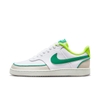 Giày Nike Nữ Chính Hãng - Court Vision Low Canvas - Trắng/Xanh | JapanSport DX2941-100