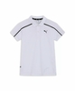 Áo Golf Polo Puma Nữ Chính Hãng - SB Back Print Stripe Short - Màu Trắng | Japansport 633369-03