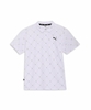 Áo Golf Polo Puma Nữ Chính Hãng - SB Argyle AOP Short - Màu Trắng | Japansport 633368-03