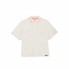 Áo Polo Puma Chính Hãng - Women's short-sleeved ribbed collar golf polo shirt FOG - Màu Trắng | JapanSport  633352-04
