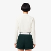 Áo Polo Lacoste Chính hãng - Lacoste Women's Loose Fit Golf Polo Shirt - Màu Trắng | JapanSport PF4567-51-70V