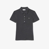 Áo Polo Lacoste nữ Chính hãng - L.12.D Slim Fit Stretch Petit Piqué - Màu Xám Đen | JapanSport PF5462-51-050