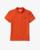 Áo Polo Lacoste nữ Chính hãng - L.12.D Slim Fit Stretch Petit Piqué - Màu Cam | JapanSport PF5462-51-SJI