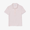 Áo Polo Lacoste nữ Chính hãng - L.12.D Slim Fit Stretch Petit Piqué - Màu Hồng | JapanSport PF5462-51-T03