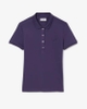 Áo Polo Lacoste nữ Chính hãng - L.12.D Slim Fit Stretch Petit Piqué - Màu Tím | JapanSport PF5462-51-ZSV