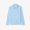 Áo Polo Lacoste Chính hãng - Women's Slim Fit L.12.D Stretch Mini Piqué Polo - Màu Xanh | JapanSport PF5464-51-HBP