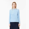 Áo Polo Lacoste Chính hãng - Women's Slim Fit L.12.D Stretch Mini Piqué Polo - Màu Xanh | JapanSport PF5464-51-HBP
