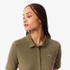 Áo Polo Lacoste Chính hãng - Slim Fit Heat Regulating Golf Polo Shirt - Màu Olive | JapanSport PF8631-51-E9F