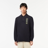 Áo khoác Lacoste Chính hãng - Men's Long Sleeve Original L.12.12 Multi Badge Polo - Màu Xanh Đen | JapanSport  PH3462-51-HDE