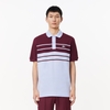 Áo Polo Lacoste Chính hãng - French Made Original L.12.12 Striped Polo Shirt- Màu Đỏ/Xanh | JapanSport PH8135-51-IT6