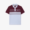 Áo Polo Lacoste Chính hãng - French Made Original L.12.12 Striped Polo Shirt- Màu Đỏ/Xanh | JapanSport PH8135-51-IT6