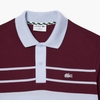Áo Polo Lacoste Chính hãng - French Made Original L.12.12 Striped Polo Shirt- Màu Đỏ/Xanh | JapanSport PH8135-51-IT6
