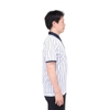 Áo Polo Golf Puma chính hãng - Stretch Canoctopus Stripe AOP Polo - Màu trắng | JapanSport 627604-04