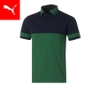 Áo Polo Puma chính hãng - Golf PUMA 1948 Print - Xanh/Đen | JapanSport 622403-03
