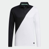 Áo Polo Adidas Nam Chính Hãng - Prime Green Block Long Sleeve Shirt - Trắng/Đen | JapanSport GU6040