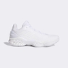 Giày Bóng Rổ Adidas Chính Hãng - Pro Bounce 2018 Low - White | JapanSport - FW0903