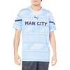 Áo Phông Puma Chính Hãng - Man City Prematch Men's Football Jersey - Xanh | JapanSport 765178-01