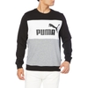 Áo Khoác Puma Chính hãng - ESS + BLOCK Crew -  Đen/Trắng | JapanSport 849561-01