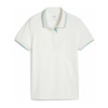 Áo Polo Golf Puma Nữ Chính Hãng - Women's Pique Tipped Golf Polo - Màu Trắng | JapanSport 627207-03
