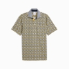 Áo Polo Puma Chính Hãng - Golf PUMA x PTC Tile Short-Sleeve Polo Shirt - Màu Vàng | JapanSport 630033-01