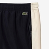 Quần gió Lacoste Chính hãng - Showerproof Colourblock Track Pants - Màu xanh/nâu | JapanSport XH1616-51-RHI