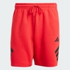 Quần Short Adidas Nam Chính Hãng - Short 3 Sọc Future Icons - Màu Đỏ | JapanSport JI8784