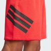 Quần Short Adidas Nam Chính Hãng - Short 3 Sọc Future Icons - Màu Đỏ | JapanSport JI8784