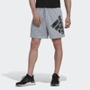 Quần Short Adidas Chính Hãng - Short Tranning Big Badge of Sport - Màu Xám | JapanSport HK9554