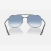 Kính Ray-Ban Chính hãng - Aviator - Sunglasses in Polished Gunmetal and Blue - ORB3699 004 59mm - Nam | JapanSport