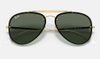 Kính Ray-ban Chính hãng - Blaze Aviator Sunglasses in Gold and Green | JapanSport 0RB3584N-61