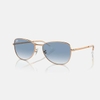 Kính Ray-Ban Chính hãng - Sunglasses in Rose Gold and Clear & Blue - RB3733 92023F 56-17 - Nam | JapanSport 59mm