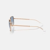 Kính Ray-Ban Chính hãng - Sunglasses in Rose Gold and Clear & Blue - RB3733 92023F 56-17 - Nam | JapanSport 59mm