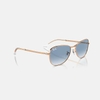 Kính Ray-Ban Chính hãng - Sunglasses in Rose Gold and Clear & Blue - RB3733 92023F 56-17 - Nam | JapanSport 59mm