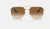 Kính Ray-Ban Chính Hãng - Sunglasses in Gold and Brown - RB3699 001/51 59 | JapanSport