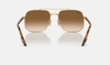 Kính Ray-Ban Chính Hãng - Sunglasses in Gold and Brown - RB3699 001/51 59 | JapanSport