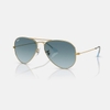 Kính Ray-Ban Chính hãng - Aviator metal Gradient Blue - RB3025 001/3M 58-14mm - Nam | JapanSport
