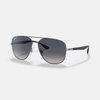 Kính Ray-Ban Chính hãng - Sunglasses in Gunmetal and Blue/Grey - RB3683 004/78 56mm - Màu xám | JapanSport
