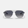 Kính Ray-Ban Chính hãng - Sunglasses in Gunmetal and Blue/Grey - RB3683 004/78 56mm - Màu xám | JapanSport