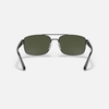 Kính Ray-Ban Chính hãng - RB3687 002/31 Sunglasses in Black and Green - 58mm - Màu Đen | JapanSport