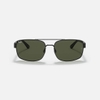 Kính Ray-Ban Chính hãng - RB3687 002/31 Sunglasses in Black and Green - 58mm - Màu Đen | JapanSport