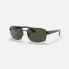 Kính Ray-Ban Chính hãng - RB3687 002/31 Sunglasses in Black and Green - 58mm - Màu Đen | JapanSport