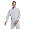 Áo Khoác Reebok Chính Hãng - DMX Stretch Pique Track Jacket - Xám | JapanSport HK7044