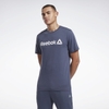 Áo Phông Reebok Chính Hãng - Logo Linear Read Tee - Xanh | JapanSport EC2082