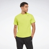 Áo Phông Reebok Nam Chính Hãng - Speedwick Training T-shirt - Màu Xanh Vàng | JapanSport HT1703