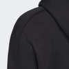 Áo khoác nữ Adidas Chính hãng - Ribbed Hoodie - Black | JapanSport FI6712