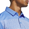 Áo Polo Adidas Nam Chính Hãng - Blue Chest Print Golf Performance - Màu Xanh | JapanSport KD9363