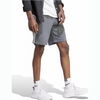 Quần Short Adidas Chính Hãng - Essentials Fleece 3-Stripes Shorts Dark Grey Heather - Màu Xám | JapanSport IJ6486